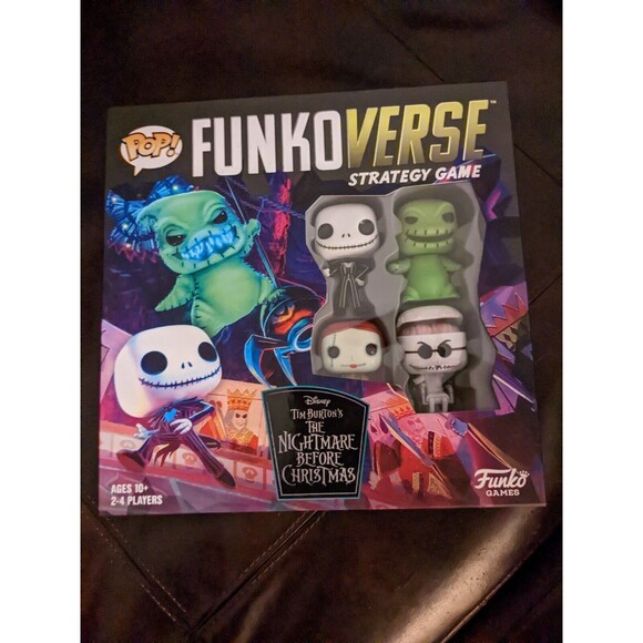 NIGHTMARE BEFORE CHRISTMAS FUNKOVERSE COLLECTORS STRATEGY GAME JACK SALLY - Picture 1 of 6